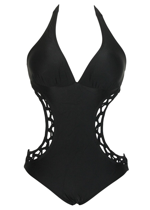 Hullet monokini badedragt